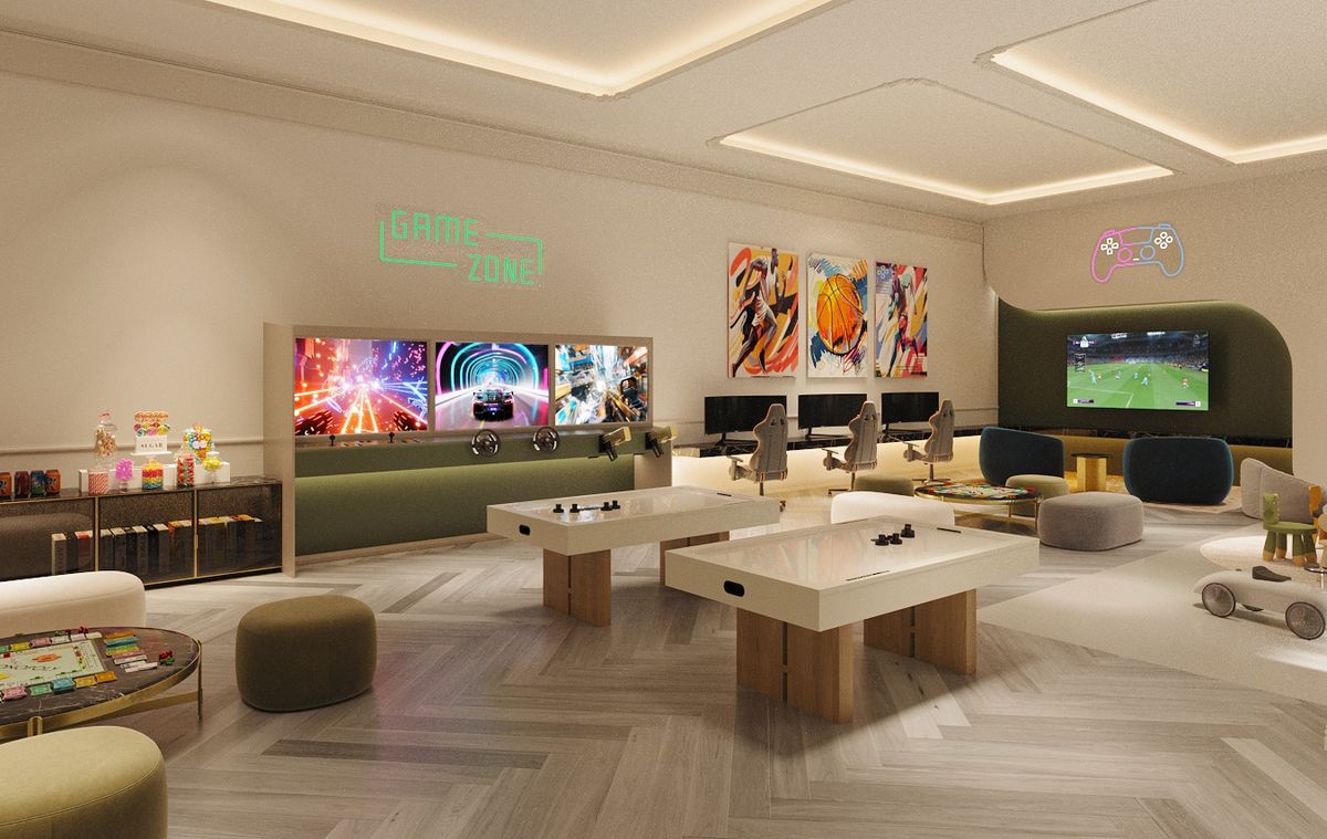 Family and leisure entertainment areas at ONE7