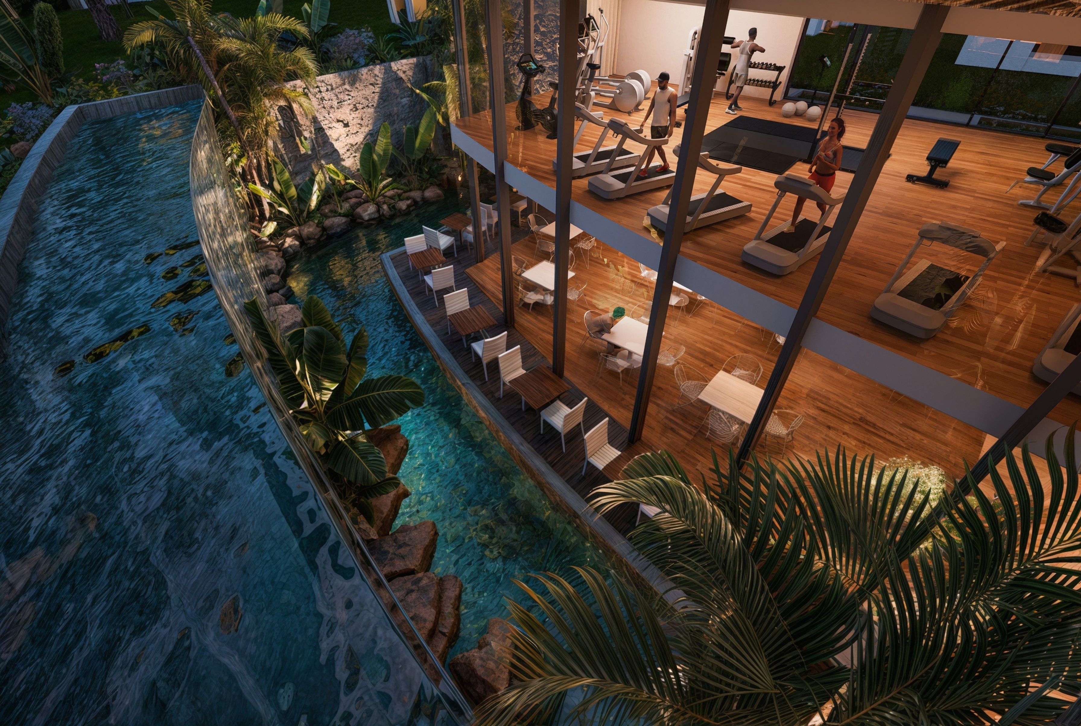 ONE7 amenities and water-inspired lifestyle in Hurghada