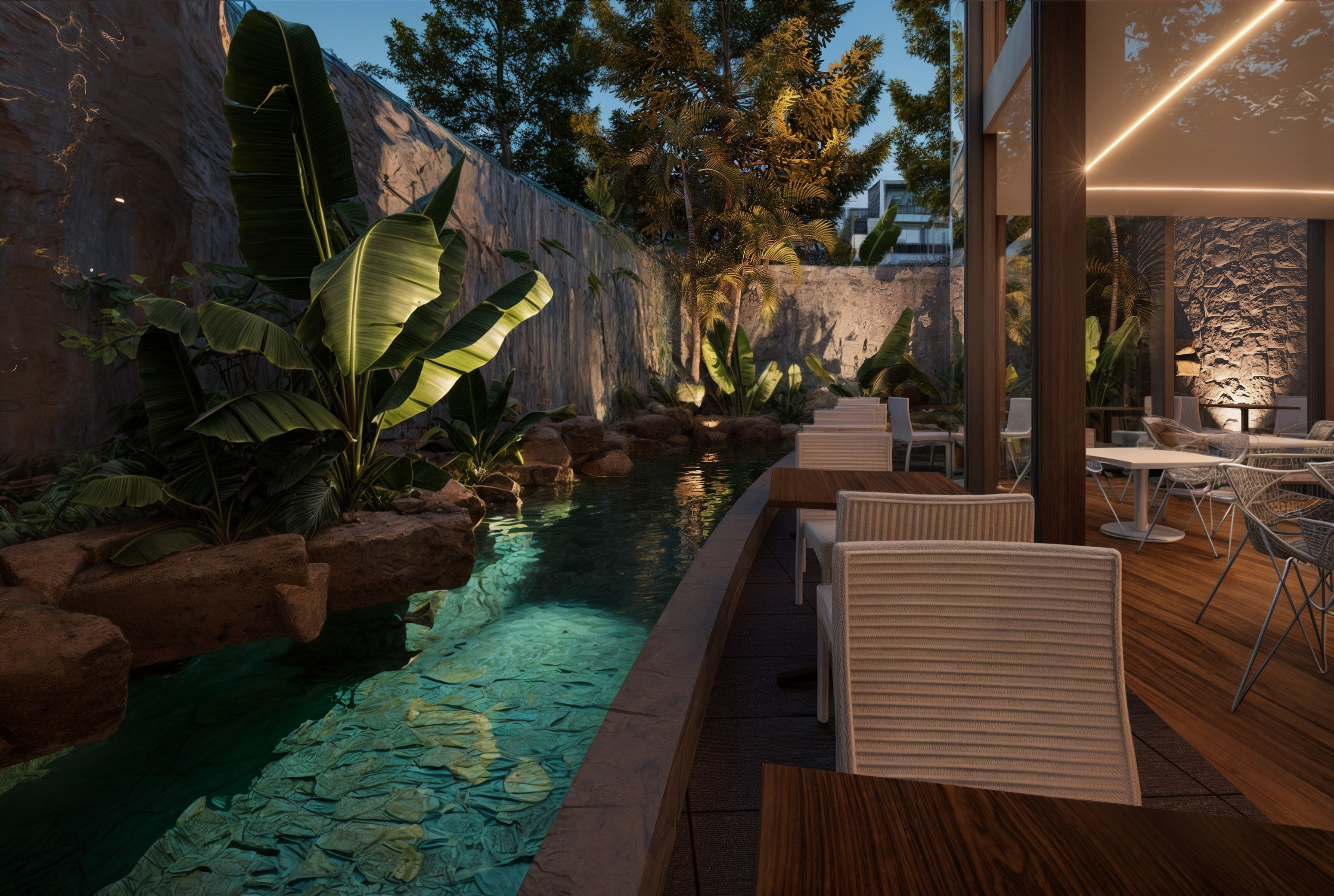 Restorative outdoor environment at ONE7