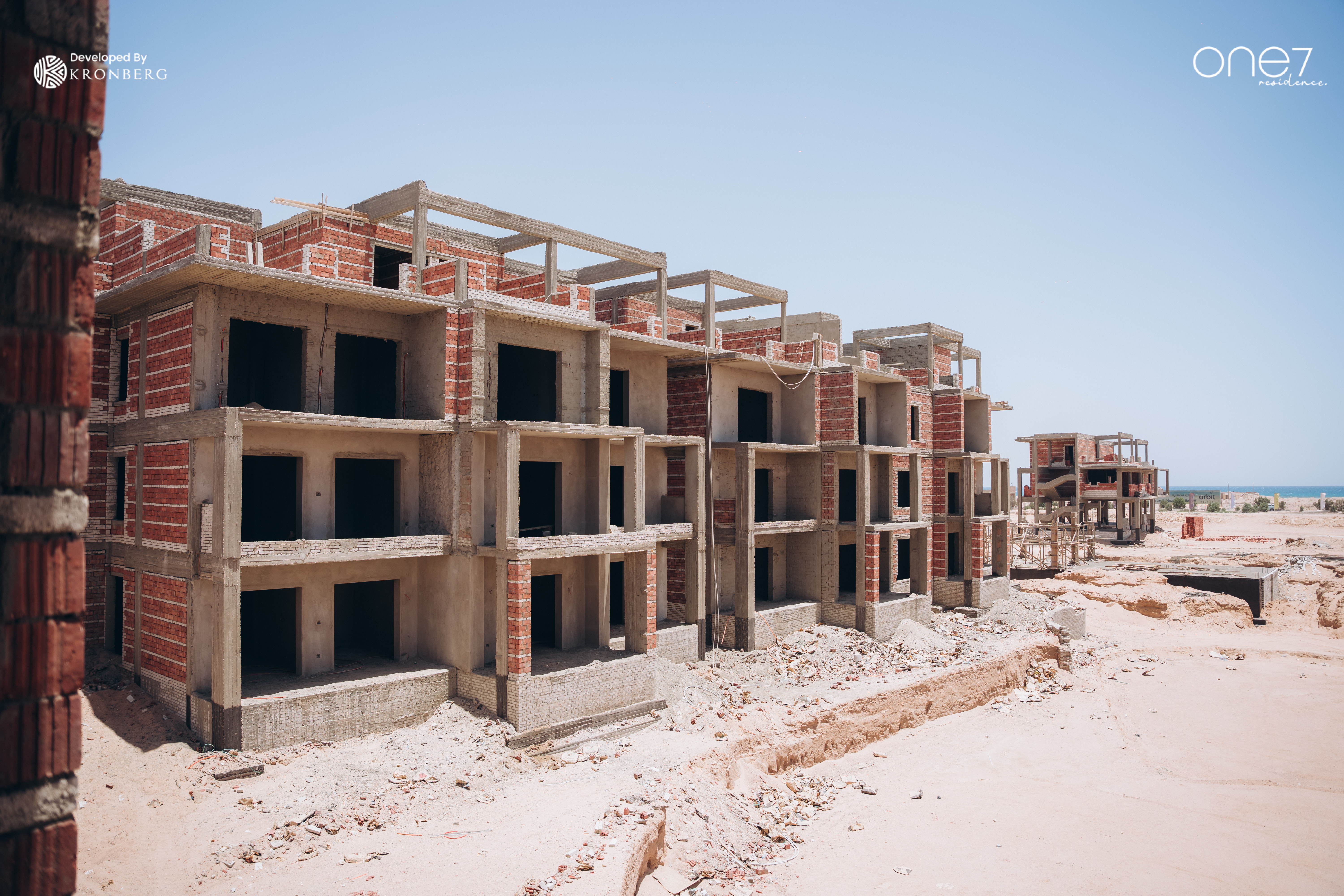 ONE7 construction progress in Hurghada