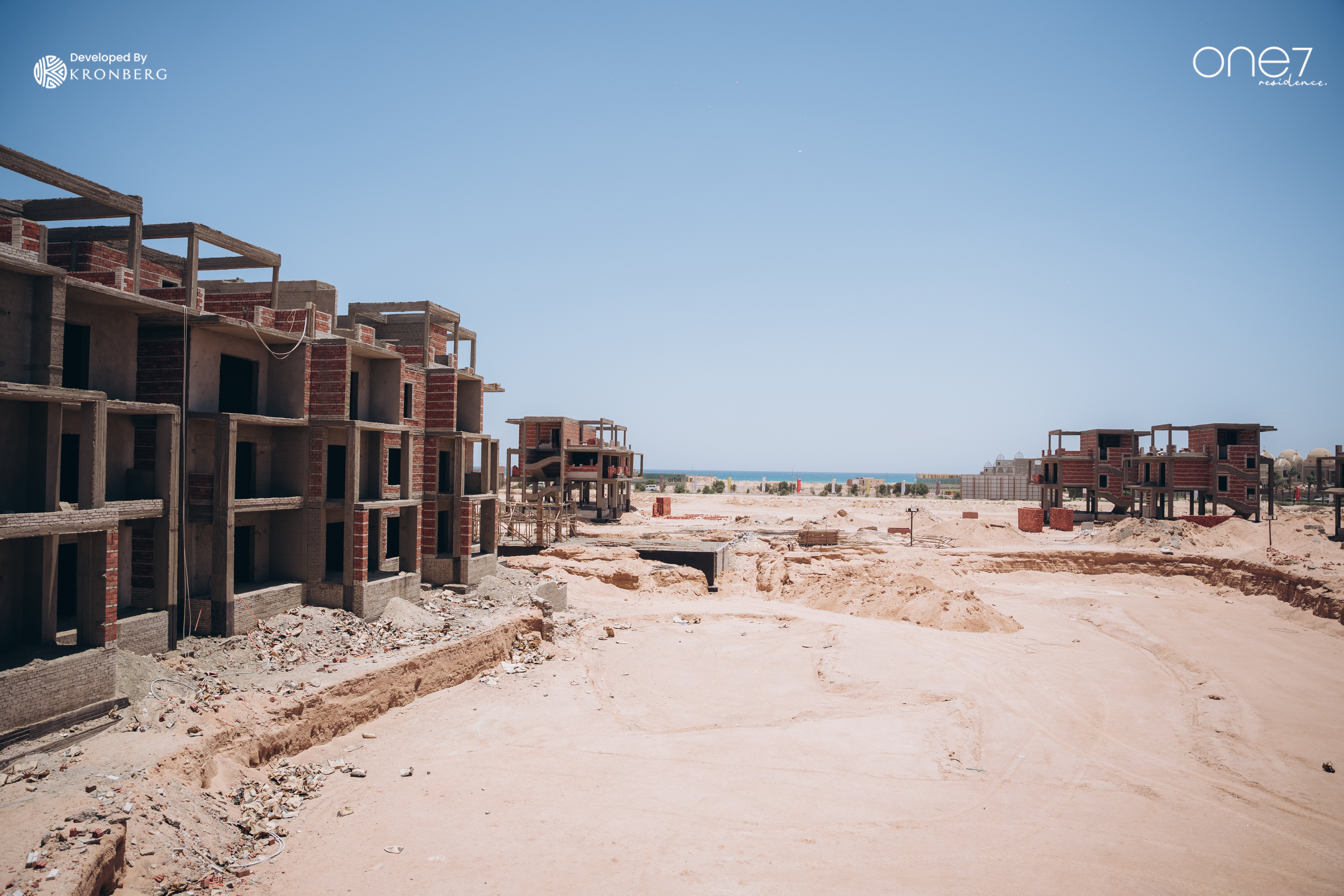 ONE7 site progress and architectural development