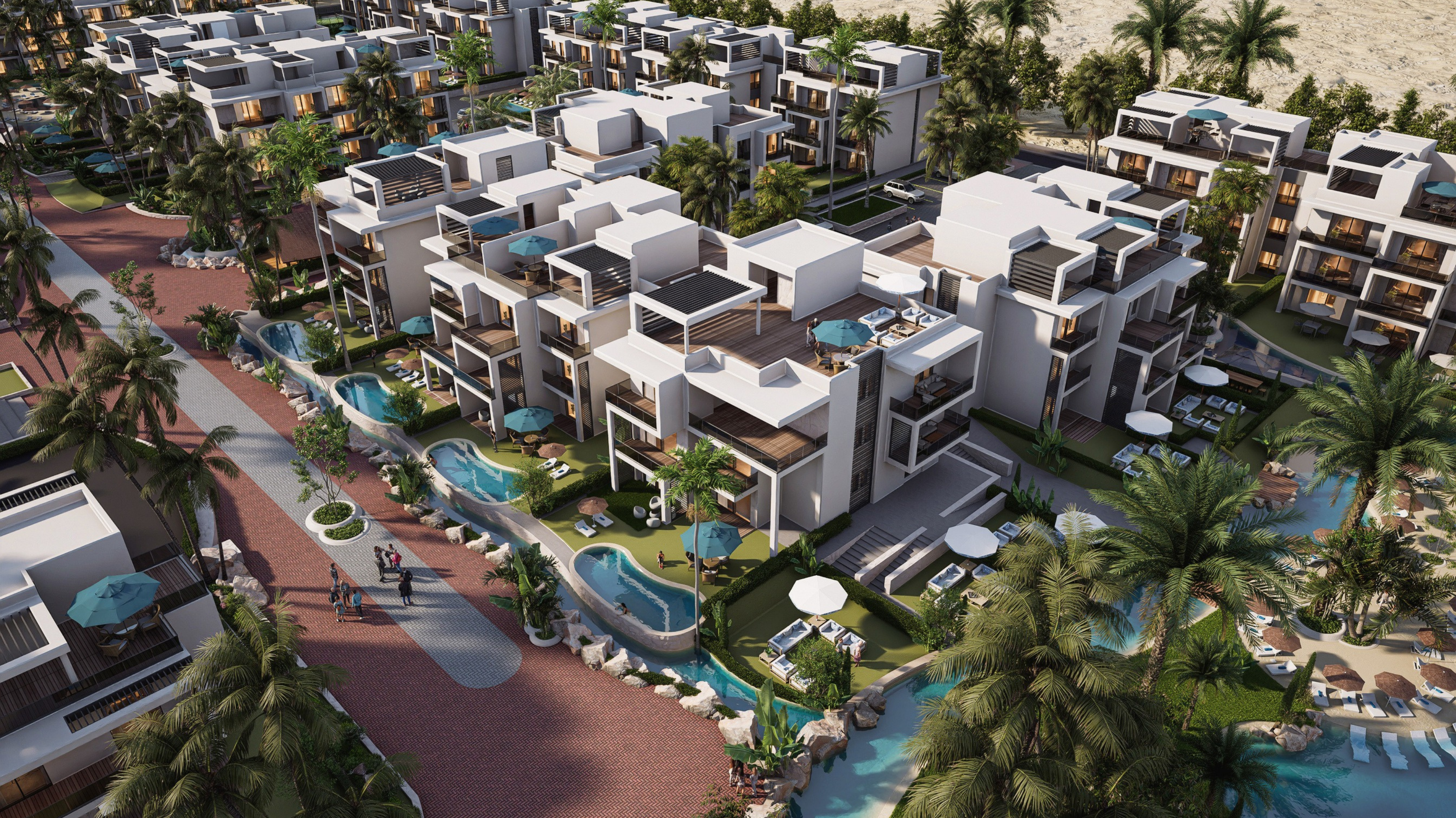 ONE7 Residences premium community in Hurghada by Kronberg