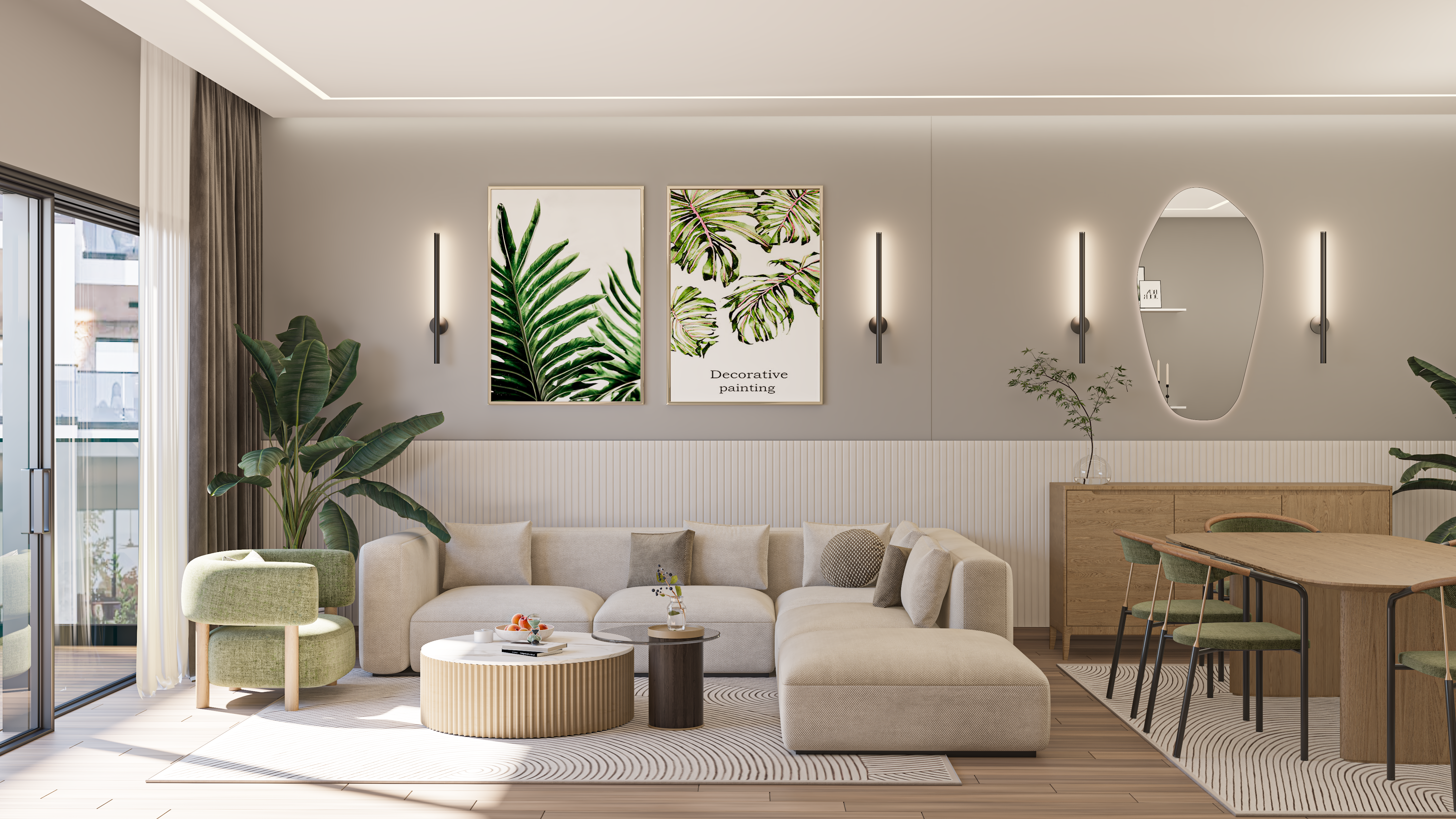 Fully finished ONE7 residence interior