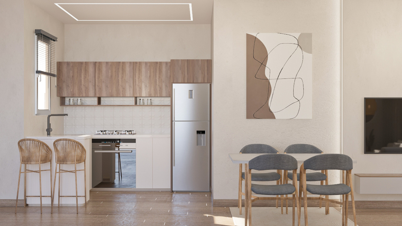 Fully finished ONE7 residence interior detailing