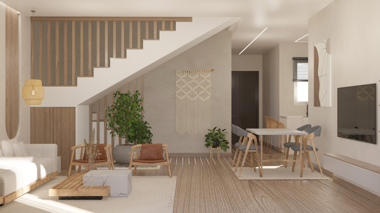 Fully finished ONE7 residential interior