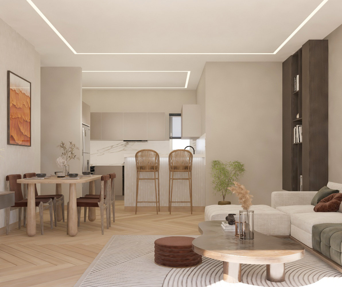 ONE7 residence interior design and final detailing